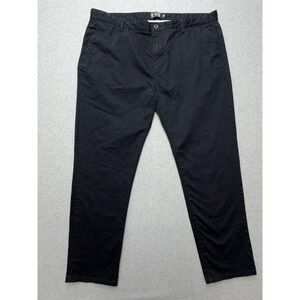 Under 5'10 U510 Chino‎ Pants Mens 38x28 Black Stretch Straight Casual Everyday